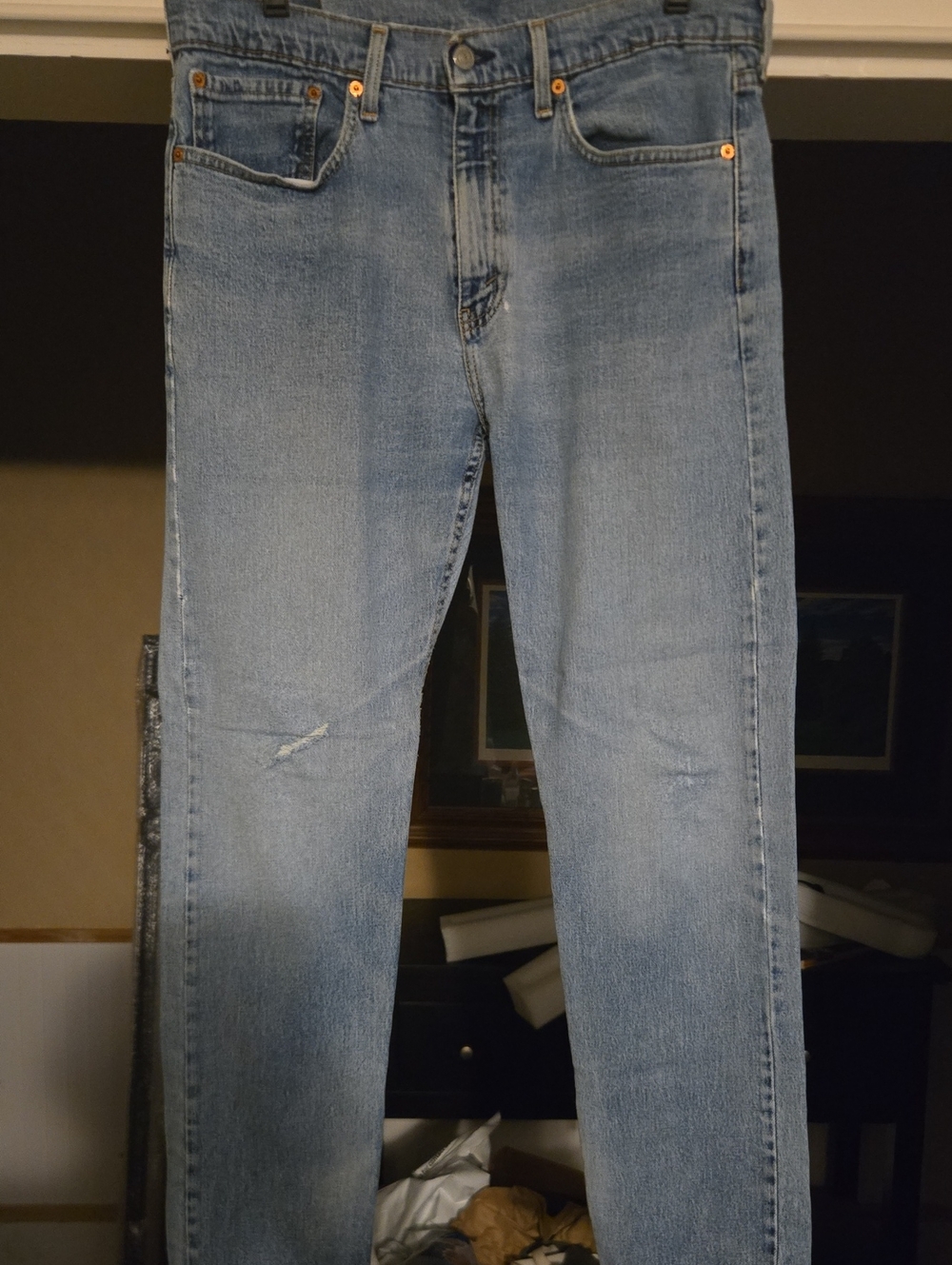 Levi's 502 Taper Fit Men's Jeans Light Wash Blue 34x32 Modern Straight Slim